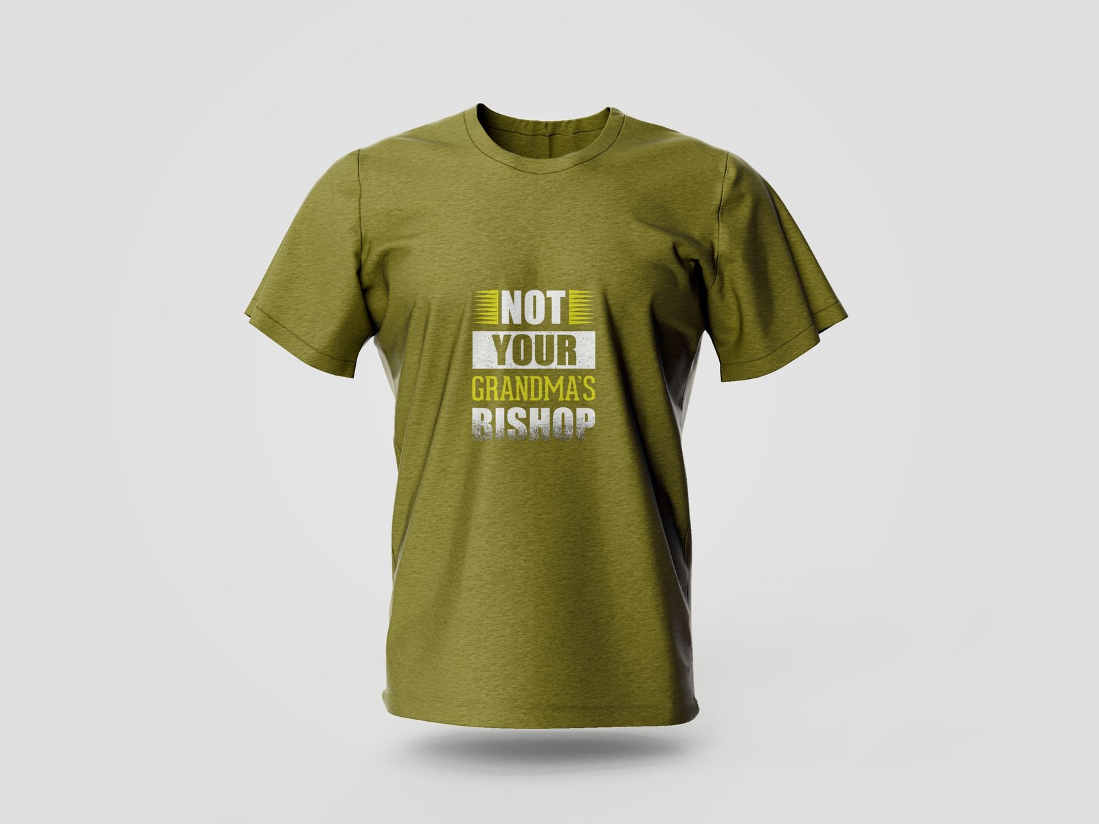 not your grandmas bishop printed t shirt