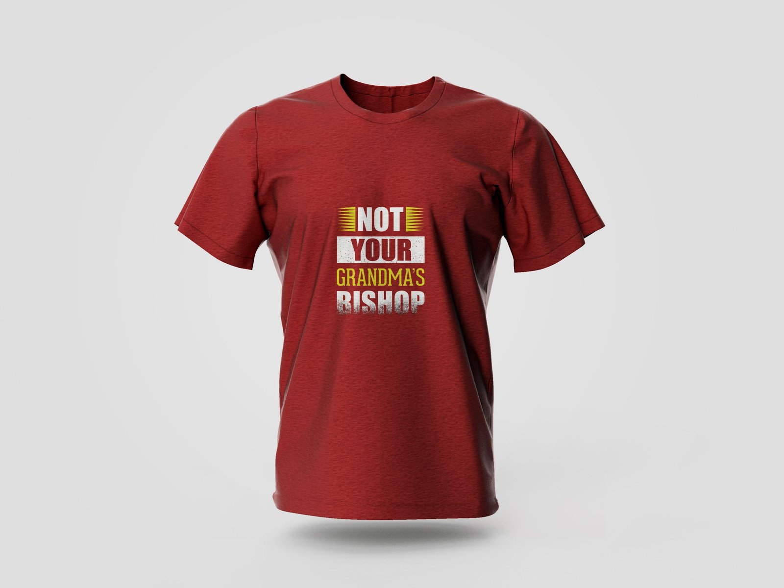 not your grandmas bishop printed t shirt