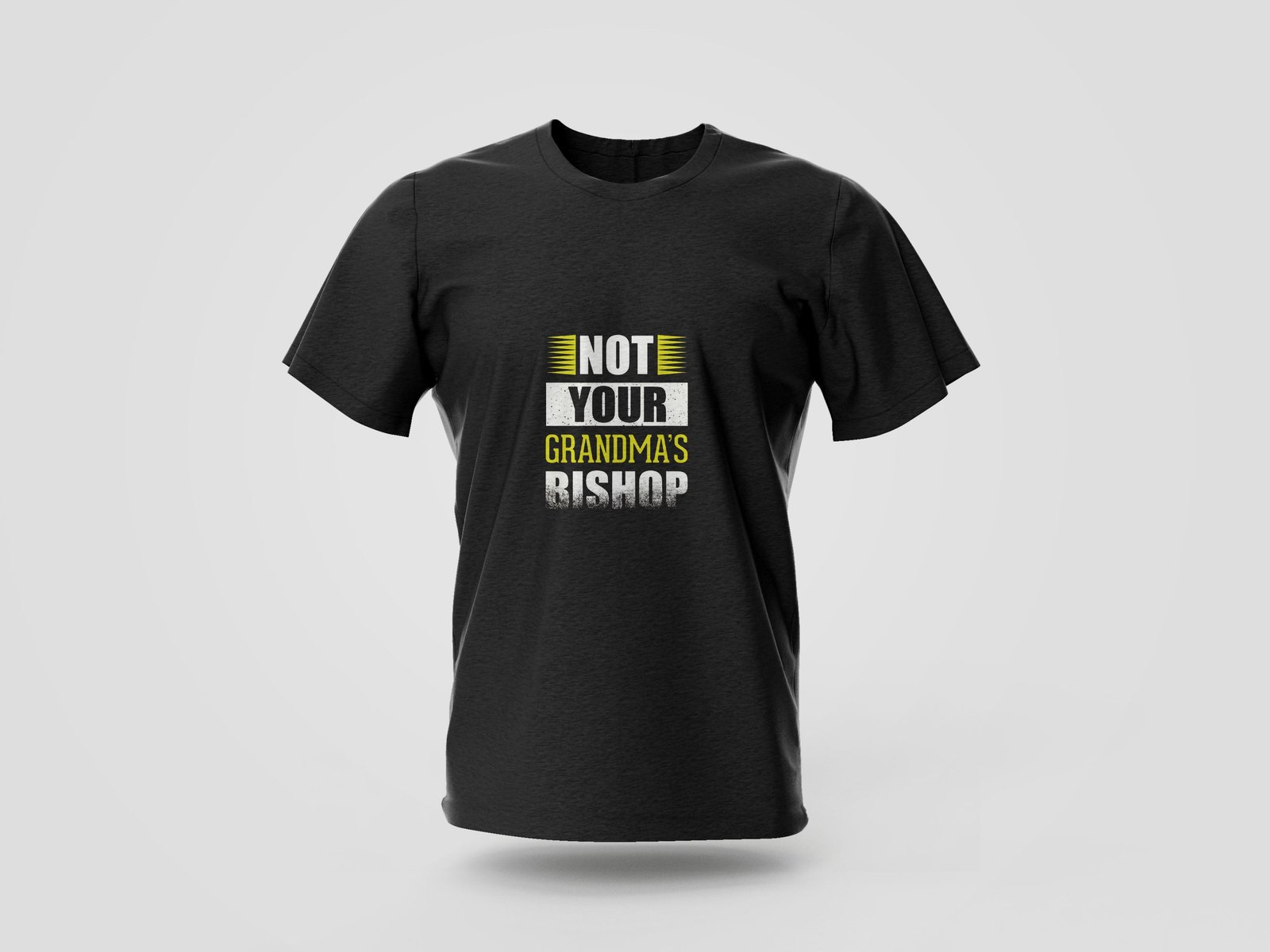 not your grandmas bishop printed t shirt